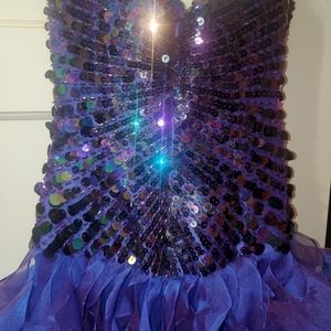 Purple prom dress